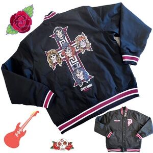 PRIMITIVE X Guns N Roses CROSS VARSITY JACKET SPECIAL EDITION X-LARGE NWT